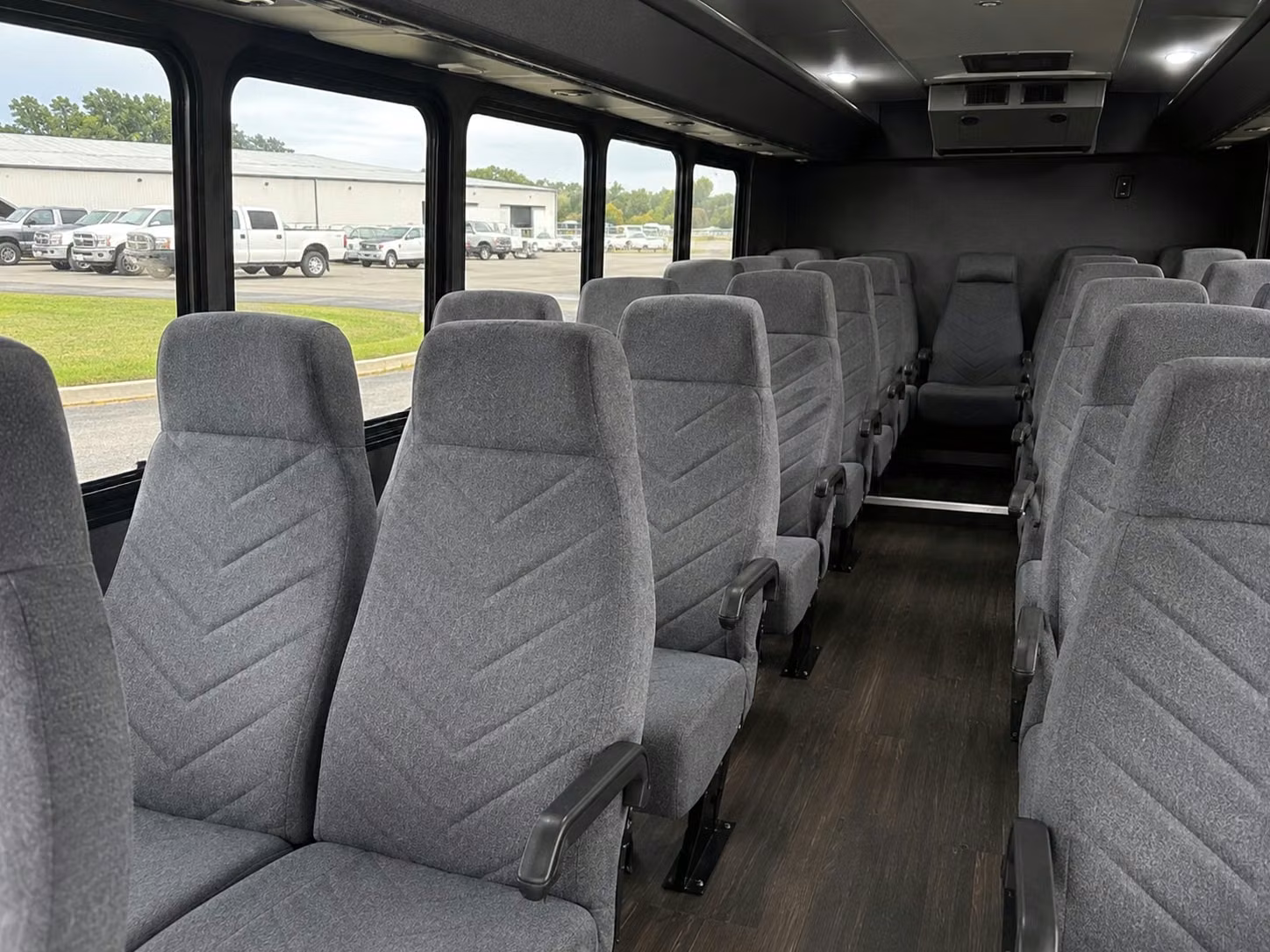 15 passenger minibus inside