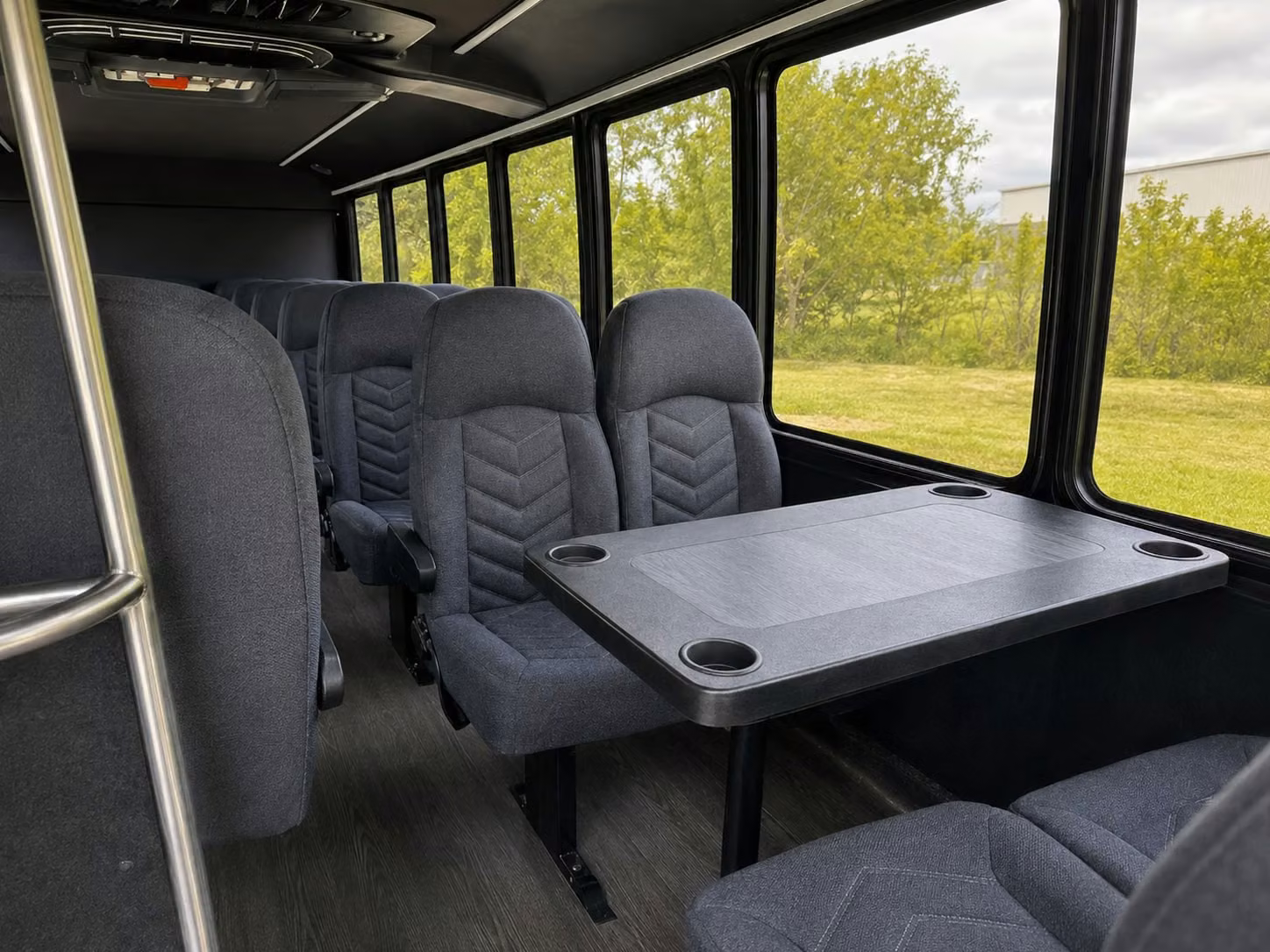 18 passenger minibus interior