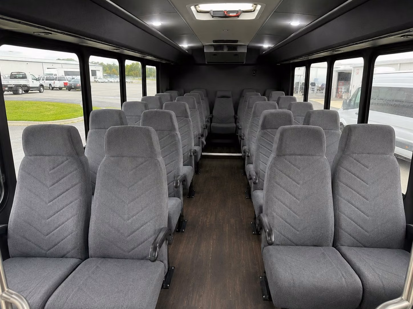 20 passenger minibus interior