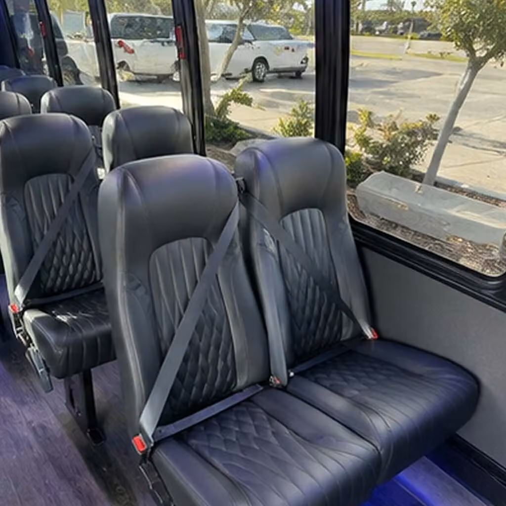 25 passenger minibus inside