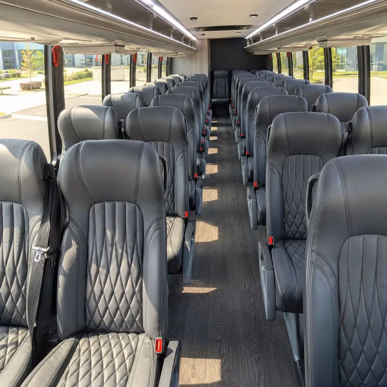 28 passenger minibus interior