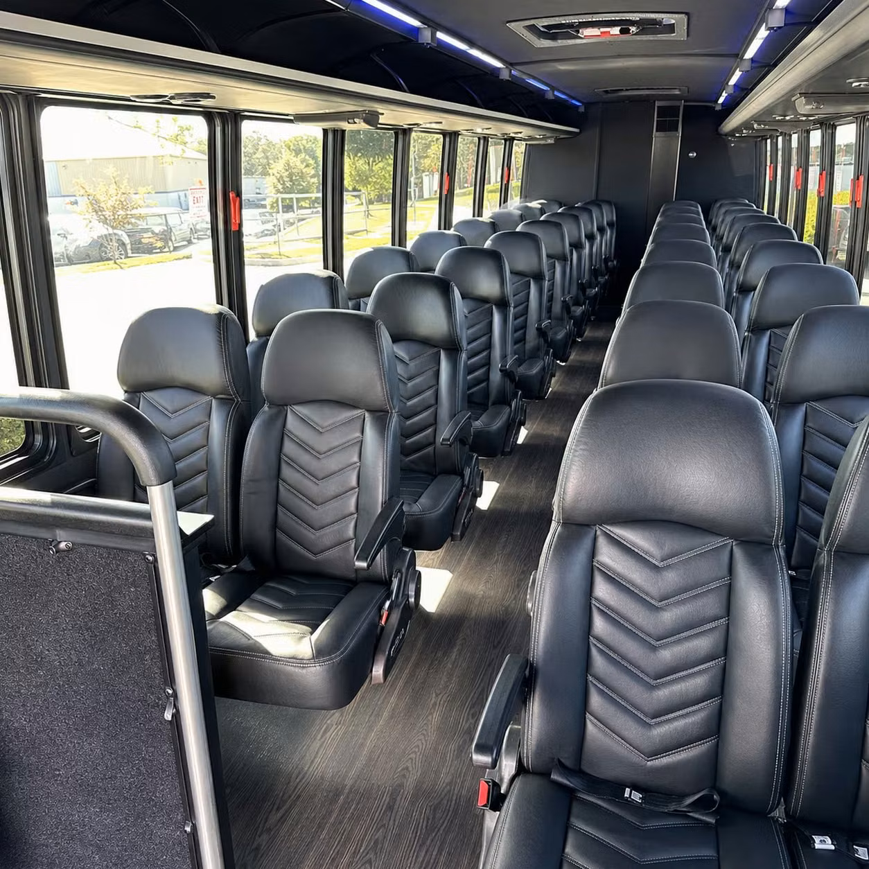 30 passenger minibus inside